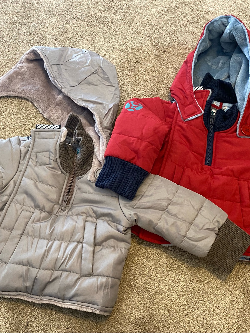 Two Nwot Buckleme Baby Car Seat Coats! 6-9months And 12 Months